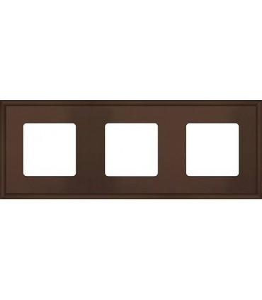 Рамка на 3 поста гор/верт FEDE MARCO, moka FD01603MK