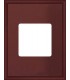 Рамка на 1 пост прямоугольная гор/верт FEDE MARCO, red wine FD01611RW