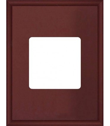 Рамка на 1 пост прямоугольная гор/верт FEDE MARCO, red wine FD01611RW
