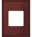 Рамка на 1 пост прямоугольная гор/верт FEDE MARCO, red wine FD01611RW