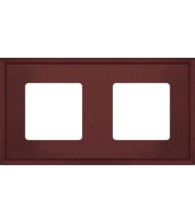 Рамка на 2 поста гор/верт FEDE MARCO, red wine FD01602RW