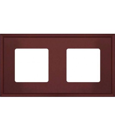 Рамка на 2 поста гор/верт FEDE MARCO, red wine FD01602RW