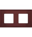 Рамка на 2 поста гор/верт FEDE MARCO, red wine FD01602RW