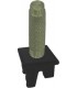 Ручка тумблерного типа с гравировкой FEDE, green olive/черное основание FD02317GO-M
