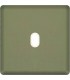 Монтажная плата для выключателя тумблерного типа с 1 коннектором FEDE, green olive + beige FD04320GO-A