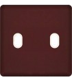 Монтажная плата для выключателя тумблерного типа с 2 коннекторами FEDE, red wine + beige FD04321RW-A