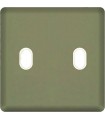 Монтажная плата для выключателя тумблерного типа с 2 коннекторами FEDE, green olive + beige FD04321GO-A