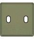 Монтажная плата для выключателя тумблерного типа с 2 коннекторами FEDE, green olive + black FD04321GO-M