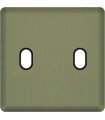 Монтажная плата для выключателя тумблерного типа с 2 коннекторами FEDE, green olive + black FD04321GO-M
