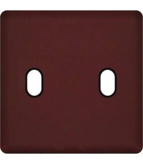 Монтажная плата для выключателя тумблерного типа с 2 коннекторами FEDE, red wine + black FD04321RW-M