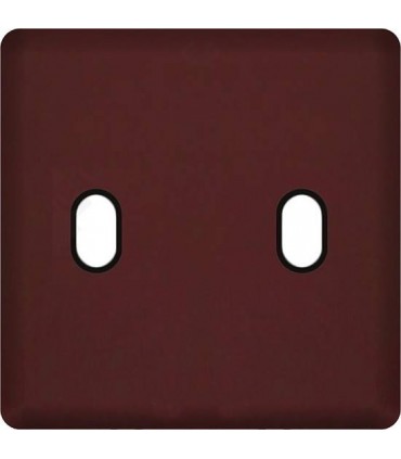 Монтажная плата для выключателя тумблерного типа с 2 коннекторами FEDE, red wine + black FD04321RW-M
