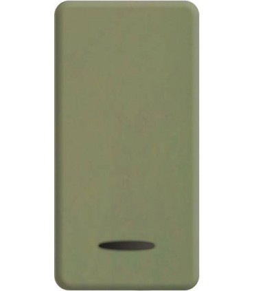 Клавиша узкая с подсветкой FEDE, green olive FD04313GO