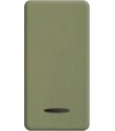 Клавиша узкая с подсветкой FEDE, green olive FD04313GO