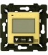 Терморегулятор цифровой 16A, с LCD монитором, кабель 4м. в комплекте FEDE, bright gold + black FD18000OB-M