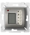 Многофункциональный цифровой термостат с LCD дисплеем в комплекте с кабелем 4м и суппортом FEDE, bright chrome + white FD18004CB