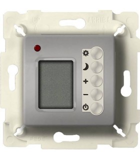 Многофункциональный цифровой термостат с LCD дисплеем в комплекте с кабелем 4м и суппортом FEDE, bright chrome + beige FD18004CB