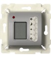 Многофункциональный цифровой термостат с LCD дисплеем в комплекте с кабелем 4м и суппортом FEDE, bright chrome + beige FD18004CB