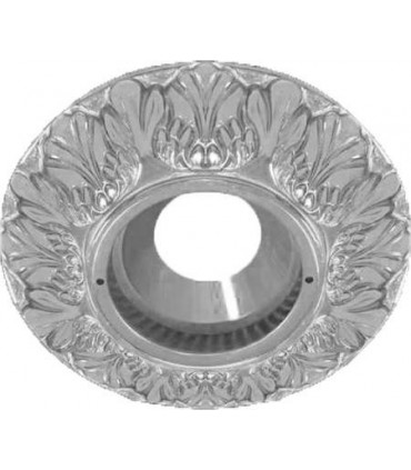 Круглый точечный светильник Brusi Barcelona коллекция Louvre, bright chrome BB-50004BC