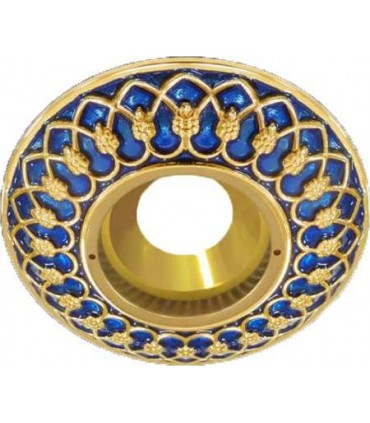 Круглый точечный светильник Brusi Barcelona коллекция Versailles, blue sapphire BB-50005BLU