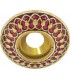 Круглый точечный светильник Brusi Barcelona коллекция Versailles, ruby red BB-50005RED