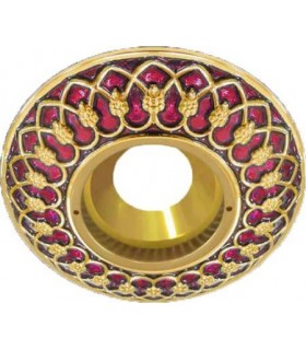 Круглый точечный светильник Brusi Barcelona коллекция Versailles, ruby red BB-50005RED