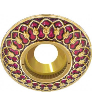Круглый точечный светильник Brusi Barcelona коллекция Versailles, ruby red BB-50005RED