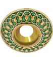 Круглый точечный светильник Brusi Barcelona коллекция Versailles, emerald green BB-50005GRE