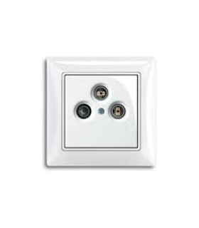 ABB Антенные розетки (Радио / SAT / ТВ)﻿ серия Basic 55 1743-94-507