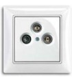 ABB Антенные розетки (Радио / SAT / ТВ)﻿ серия Basic 55 1743-94-507