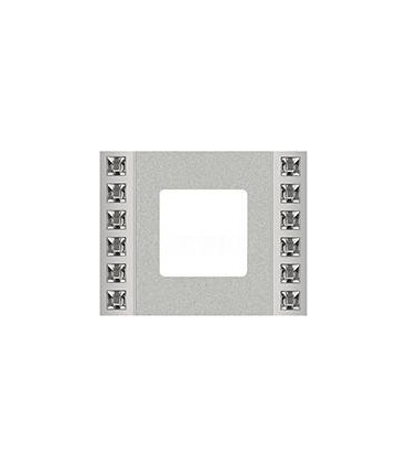Рамка на 1 пост гор/верт FEDE Crystal De Luxe Decor с кристаллами, bright chrome FD01281CB