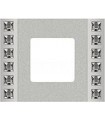 Рамка на 1 пост гор/верт FEDE Crystal De Luxe Decor с кристаллами, bright chrome FD01281CB