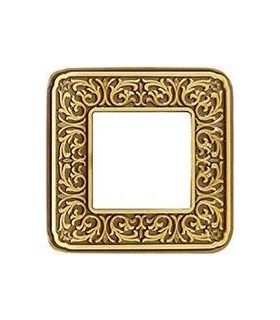 Рамка на 1 пост гор/верт FEDE EMPORIO, bright patina FD01371PB