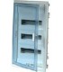 Legrand Nedbox Шкаф встраиваемый 36+6 дверь пластик, синий полупрозрачный 1423