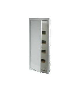 Legrand Nedbox Шкаф встраиваемый 4х12+8 дверь пластик, белый 1414