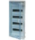 Legrand Nedbox Шкаф встраиваемый 4х12+8 дверь пластик, синий полупрозрачный 1424