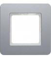 Рамка на 1 пост Berker Q.7, алюминий струйная обработка 10116074