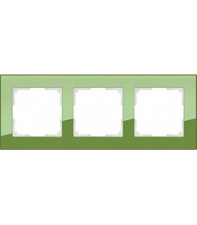 Рамка на 3 поста Werkel Favorit, фисташковый WL01-Frame-03F