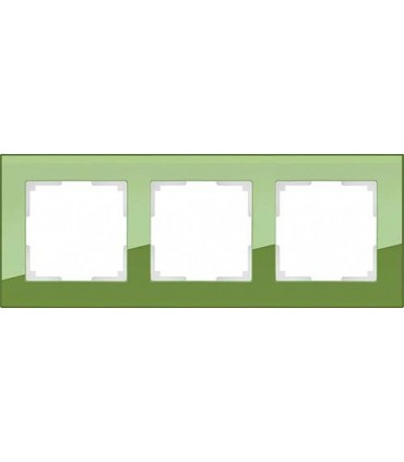 Рамка на 3 поста Werkel Favorit, фисташковый WL01-Frame-03F