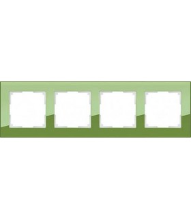 Рамка на 4 поста Werkel Favorit, фисташковый WL01-Frame-04F