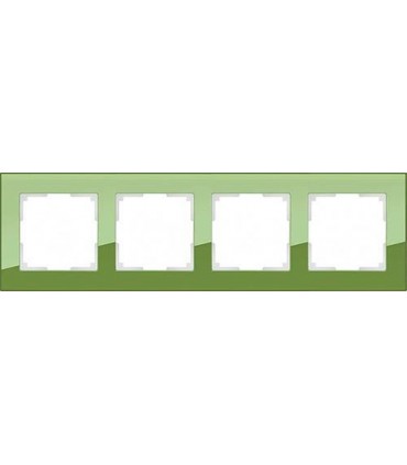 Рамка на 4 поста Werkel Favorit, фисташковый WL01-Frame-04F
