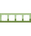 Рамка на 4 поста Werkel Favorit, фисташковый WL01-Frame-04F