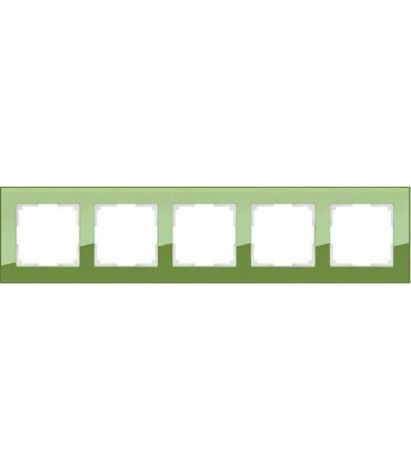 Рамка на 5 постов Werkel Favorit, фисташковый WL01-Frame-05F