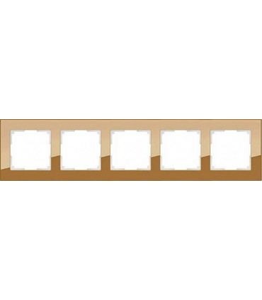 Рамка на 5 постов Werkel Favorit, бронзовый WL01-Frame-05BR