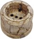 Розетка 2К+З со шторками Fontini Garby, фарфор под мрамор Reggia 30202152