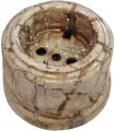Розетка 2К+З со шторками Fontini Garby, фарфор под мрамор Reggia 30202152