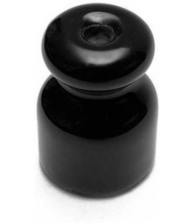 Кабельный изолятор Salvador, фарфор графит {PRODUCT_REFERENCE}