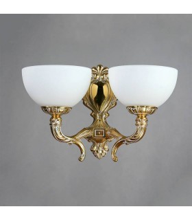 Бра AMBIENTE by BRIZZI серия TOLEDO, 02155/2 WP, белая патина 02155/2 WP