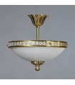 Потолочный светильник AMBIENTE by BRIZZI серия TOLEDO, 02155/30 PL WP, белая патина 02155/30 PL WP