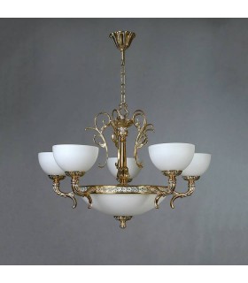 Люстра AMBIENTE by BRIZZI серия TOLEDO, 02155/5 WP, белая патина 02155/5 WP