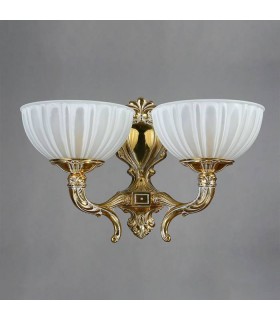 Бра AMBIENTE by BRIZZI серия VALENCIA, 02227/2 WP, белая патина 02227/2 WP